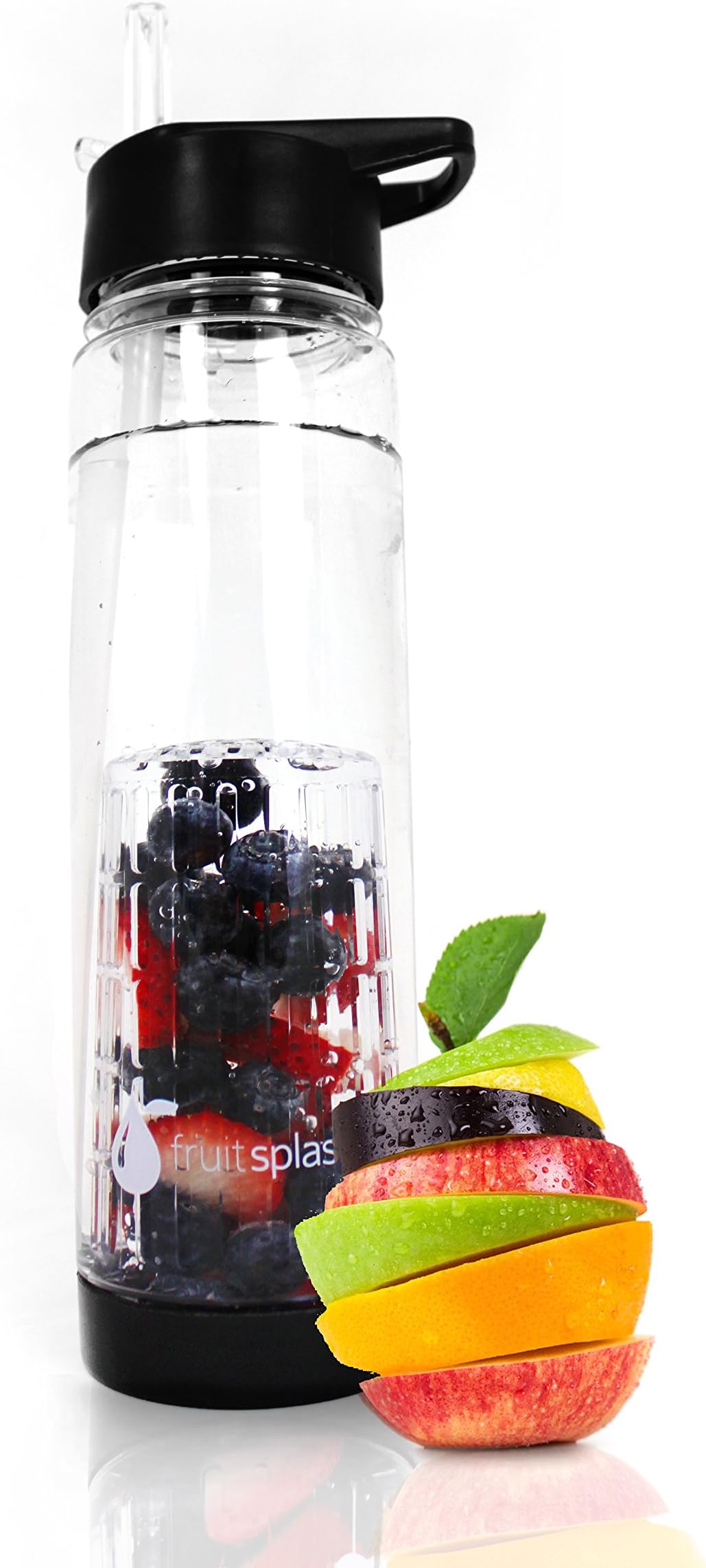 FruitSplash Infuser Sport Water Bottle 25 oz 750 mL - 6711