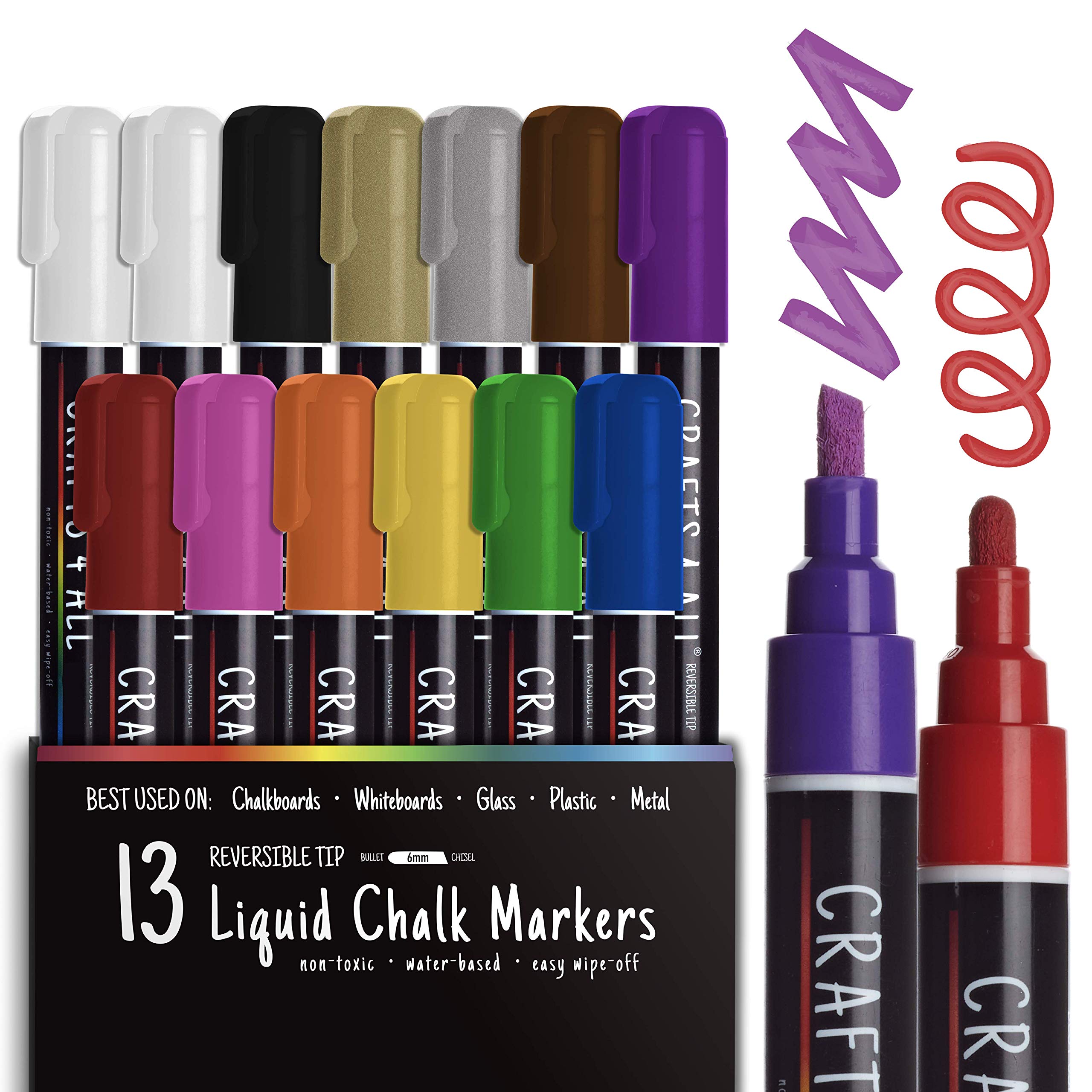 Crafts 4 ALL Liquid Chalk Markers for Blackboard Signs