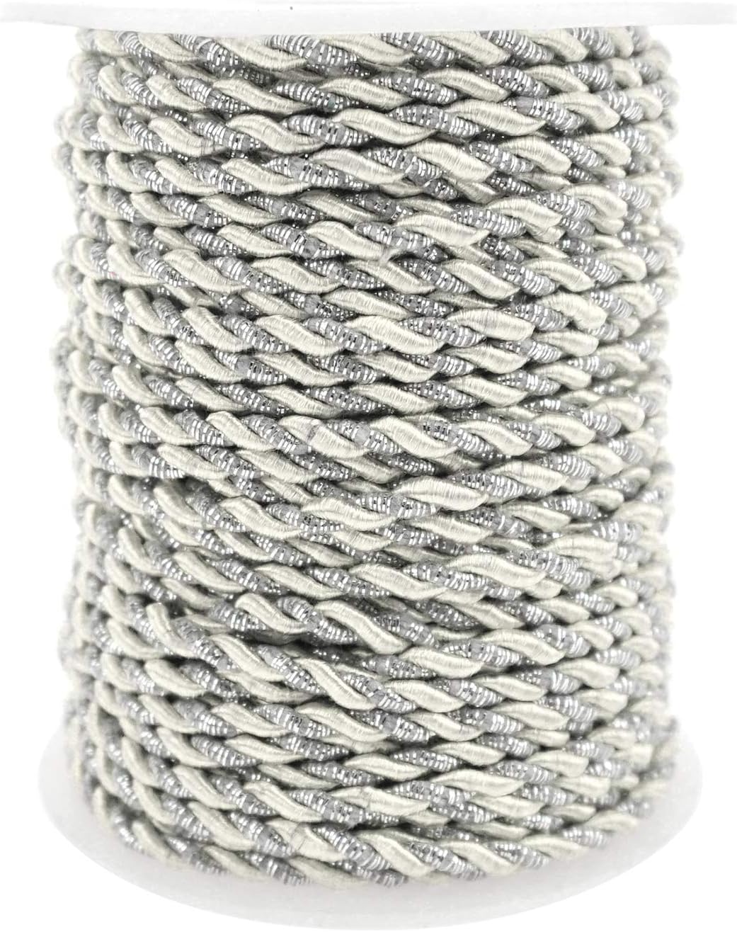 Homeford Metallic Twisted Cord Rope Trim 3mm 25Yard Apple Green Braids