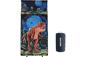 HALLO BUNNY Kids Sleeping Bag, Sleeping Bags for Boys & Girls, Large Kids Sleeping Bag with Pillow, SlumberSoft Slumber Bags, Toddler Sleeping Bags for Daycare Travel Naps and Sleepovers,63" x 30"