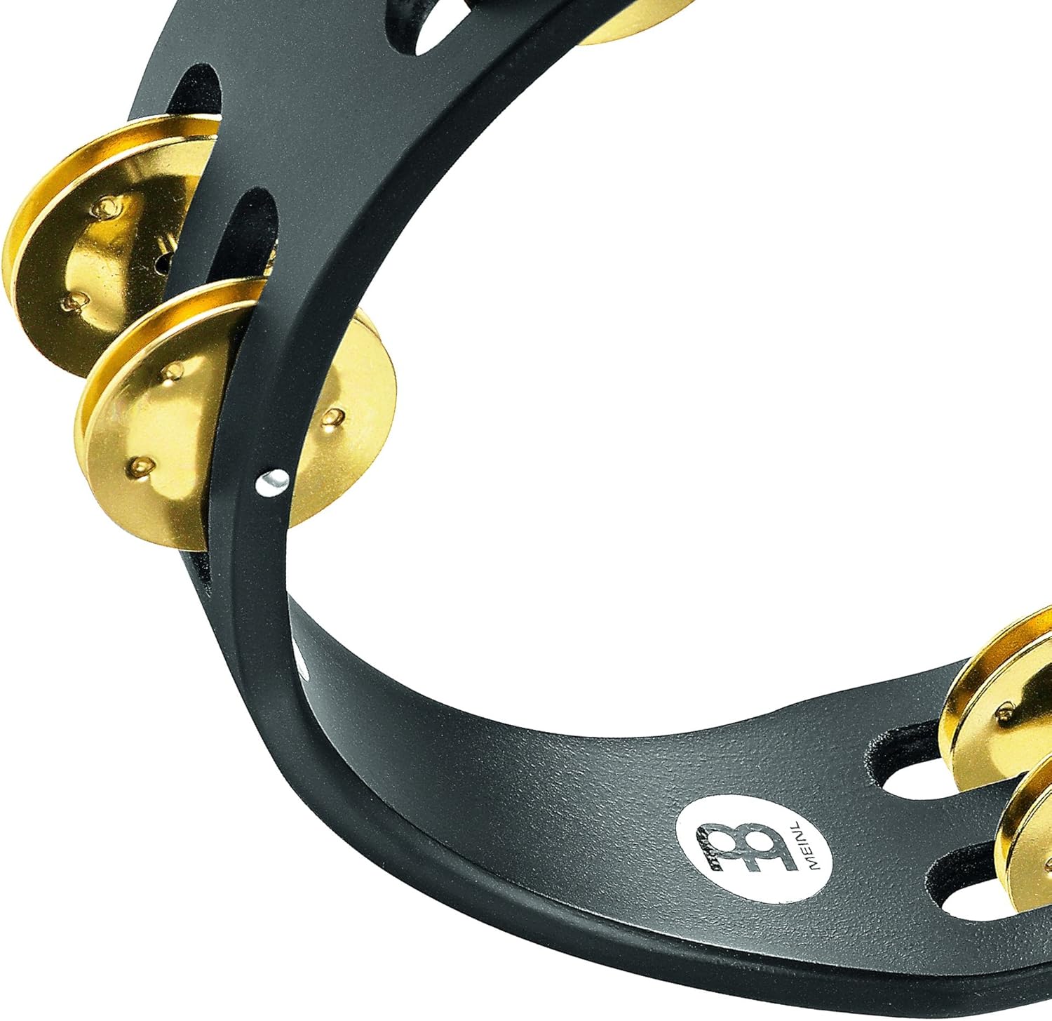 Tambourine, Compact CTA2BBK Percussion Meinl Brass Rows 2