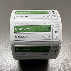 Drug Syringe Labels