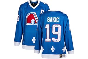 Joe Sakic Signed Quebec Hockey FNTCS Breakaway Retro Jersey
