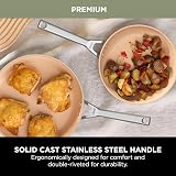 Ninja Extended Life 28cm Ceramic Frying Pan Non-Stick Induction Grey Terracotta view 6