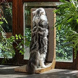 FUKUMARU Cat Scratcher, 26.8 Inch L Shape Cat