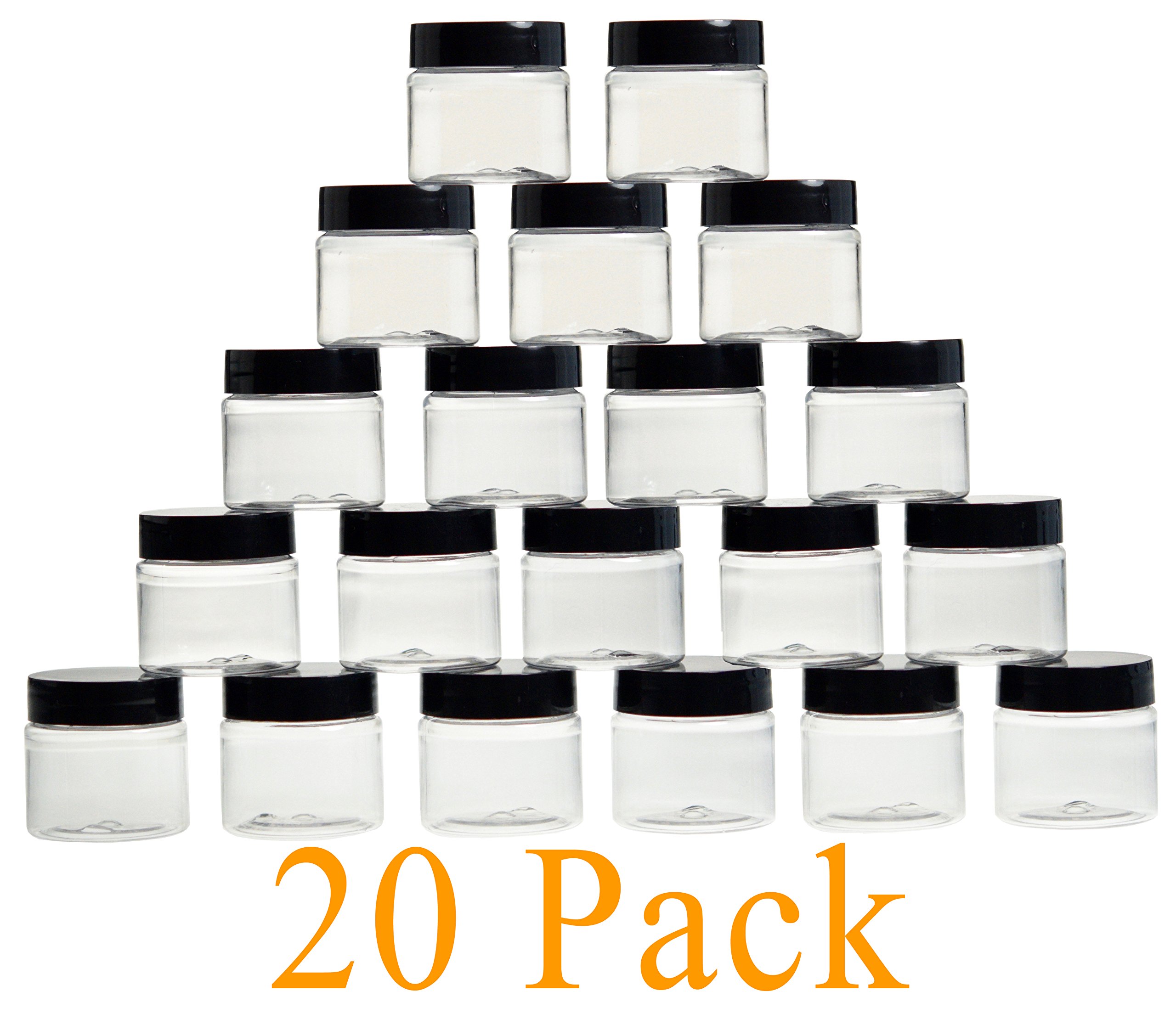 1oz Cosmetic Jars with Lids 30G / 30ml Bulk, 1 Ounce