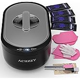 Achzzy Paraffin Wax Machine for Hand and Feet - 2000ml Paraffin Wax Warmer, Temperature and Reservation Mode, thermostatic Warmer, Nourishing and Moisturizing, Ideal for Home Paraffin Baths (Darkgray)