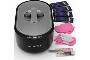 Achzzy Paraffin Wax Machine for Hand and Feet - 2000ml Paraffin Wax Warmer, Temperature and Reservation Mode, thermostatic Warmer, Nourishing and Moisturizing, Ideal for Home Paraffin Baths (Darkgray)