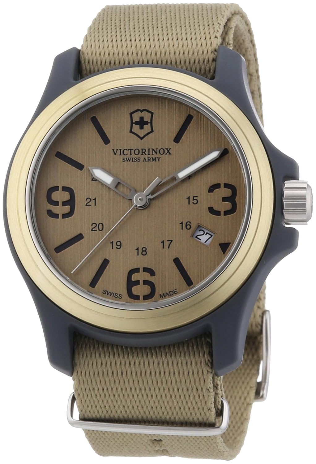 Victorinox Swiss Army Men's 241516 Original Tan Dial and Strap Watch