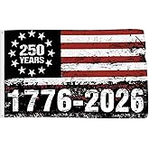 Probsin 250 Anniversary Flag 3x5 Ft 250 Years 1776-2026 America 250th Anniversary Patriotic Yard Signs Party Supplies Hanging Decor for Room House Welcome Photo Backdrop with Brass Grommets