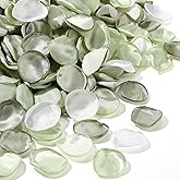 Tigeen 600 Pcs Sage Green Silk Rose Petals Artificial Flower Petals for Wedding Flower Girl Basket Aisle Scatter Dinner Centerpieces Party Bridal Shower Romantic Night Decor
