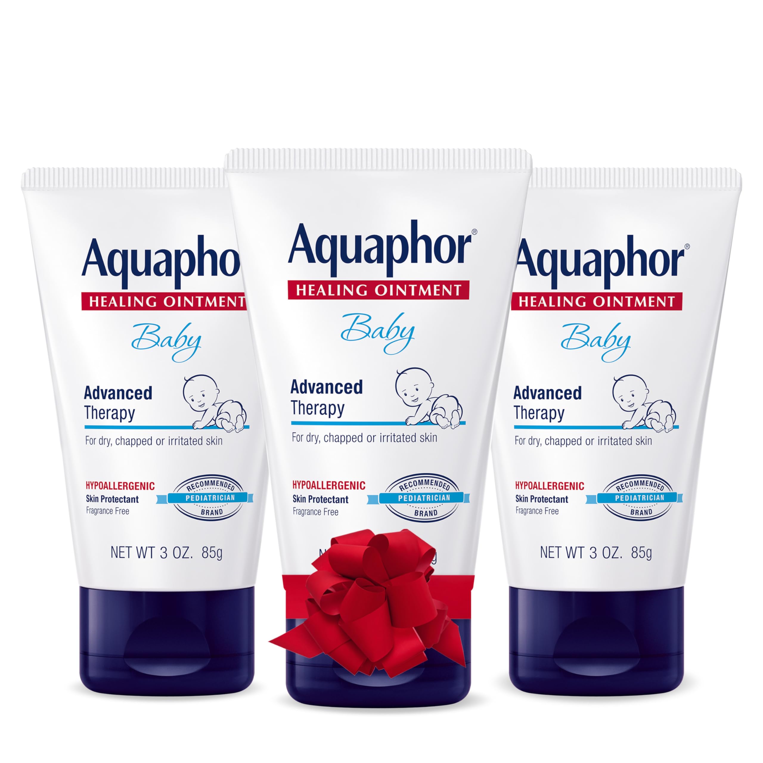 Photo 1 of ***Only 2 ***
Aquaphor Baby Healing Ointment, Advanced Therapy for Chapped Cheeks and Diaper Rash, Holiday Baby Gifts, 3 Oz Tube, Pack of 3