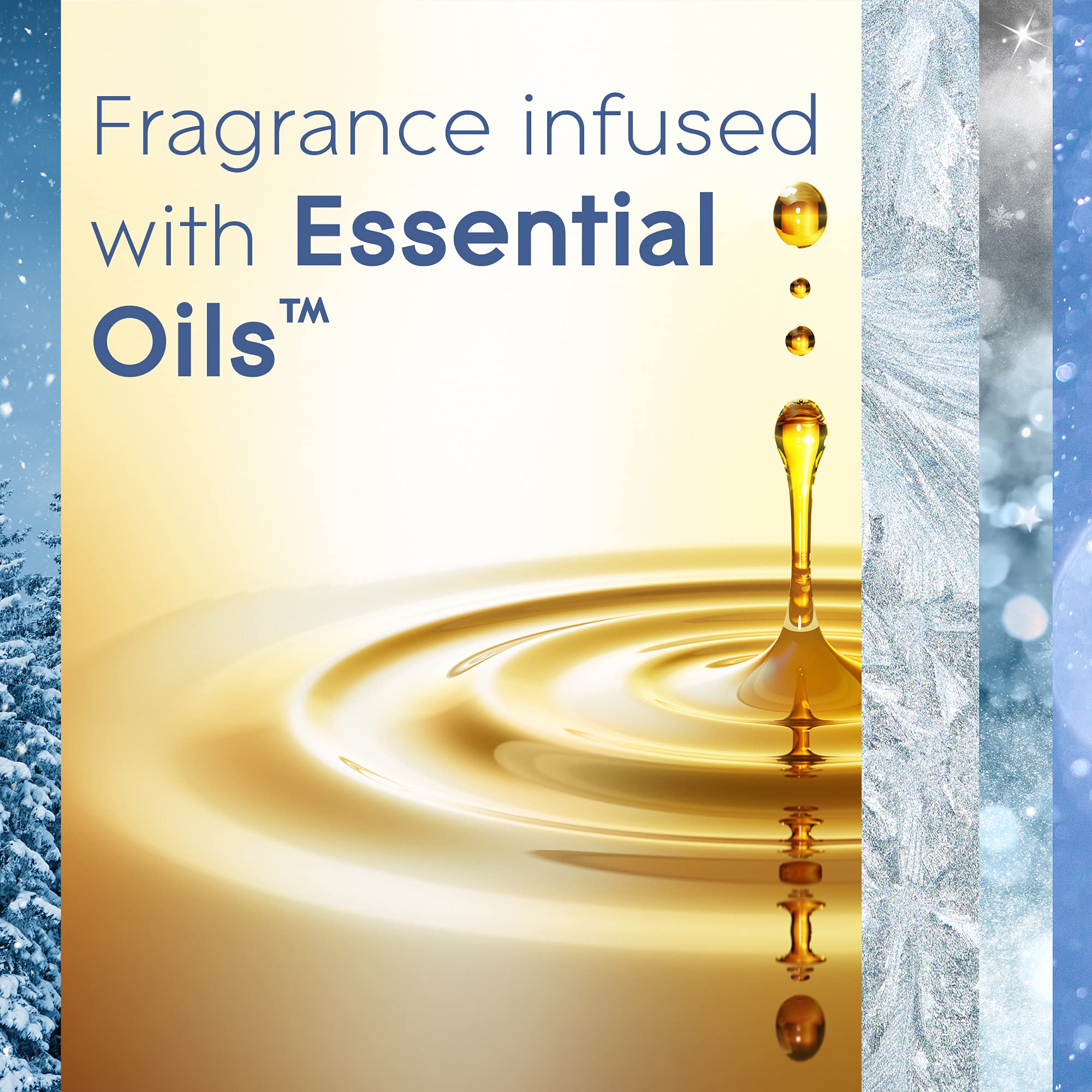Glade PlugIns Refills Air Freshener Starter Kit, Scented and Essential Oils for Home and Bathroom, Snow Much Fun, 0.67 Fl Oz, 1 Warmer + 1 Refill