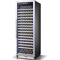 24 Inch Wine Cooler, 176 Bottles Wine Refrigerator with High-Capacity, Built-in & Freestanding Wine Fridge with Advanced…