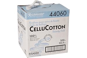 Graham Cellucotton Beauty Coil 100% Rayon, Regular, Dispenser Box