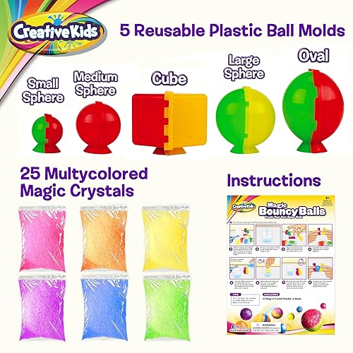 Creative Kids Magic Bouncy Balls DIY STEM Toys Science Kit for