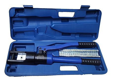 Inditrust 16 Ton Hydraulic Crimping Tool 11 dies 16-300 mm2 for Copper, Aluminum Terminal Pliers YQK-300 manual crimper