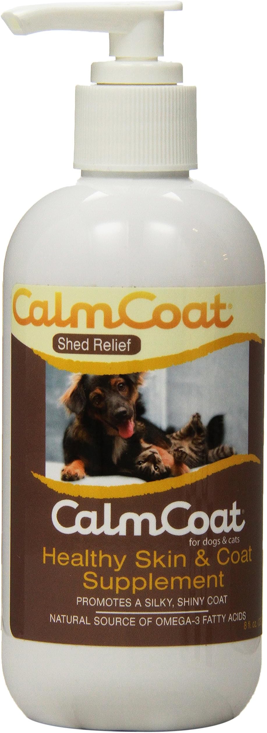Vet Essentials Calm Coat Healthy Skin, Coat and Shed Relief, 8-Ounce