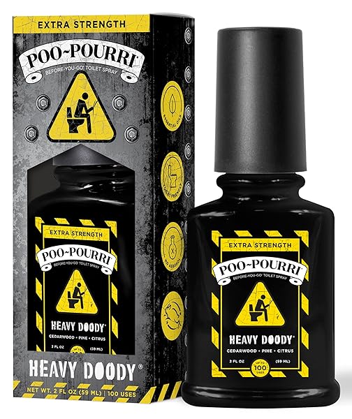 POO-POURRI BEFORE-YOU-GO TOILET SPRAY, EXTRA STRENGTH HEAVY DOODY,...