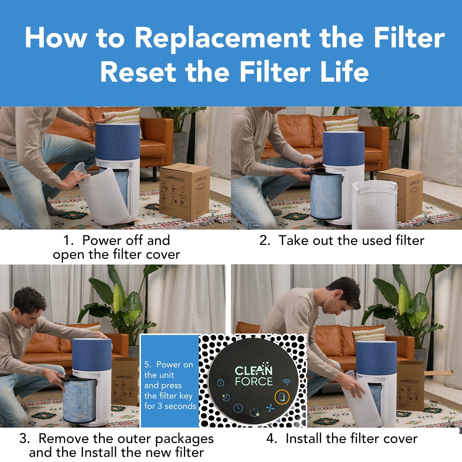 Genuine CleanForce AllerSync MaxPure H13 True HEPA Sanitized Air Filter for Rainbow Series, filters Dust, Somke, Pollen, Lint, Allergens, Pet Hair Dander and Odors