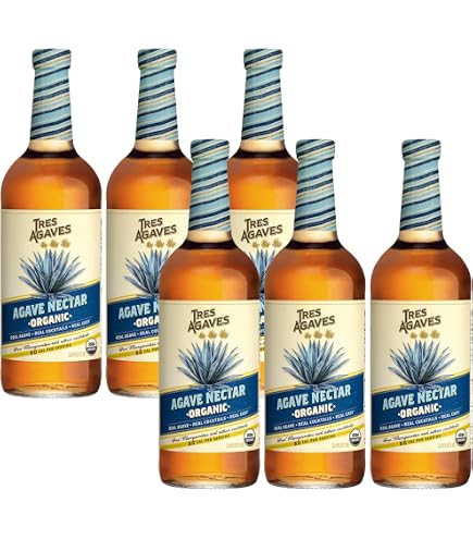 Amazon.com : Tres Agaves Organic Agave Nectar for Cocktails  100% Blue  Agave, Low Calorie Sweetener  Vegan, Gluten-Free, Non-GMO  375mL Bottle ( Nectar, 2 Pack) : Grocery & Gourmet Food