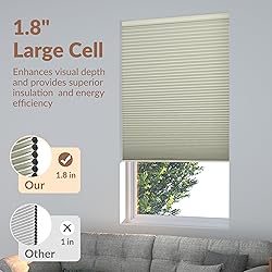 Boolegon Blackout Cellular Shades Cordless Pull