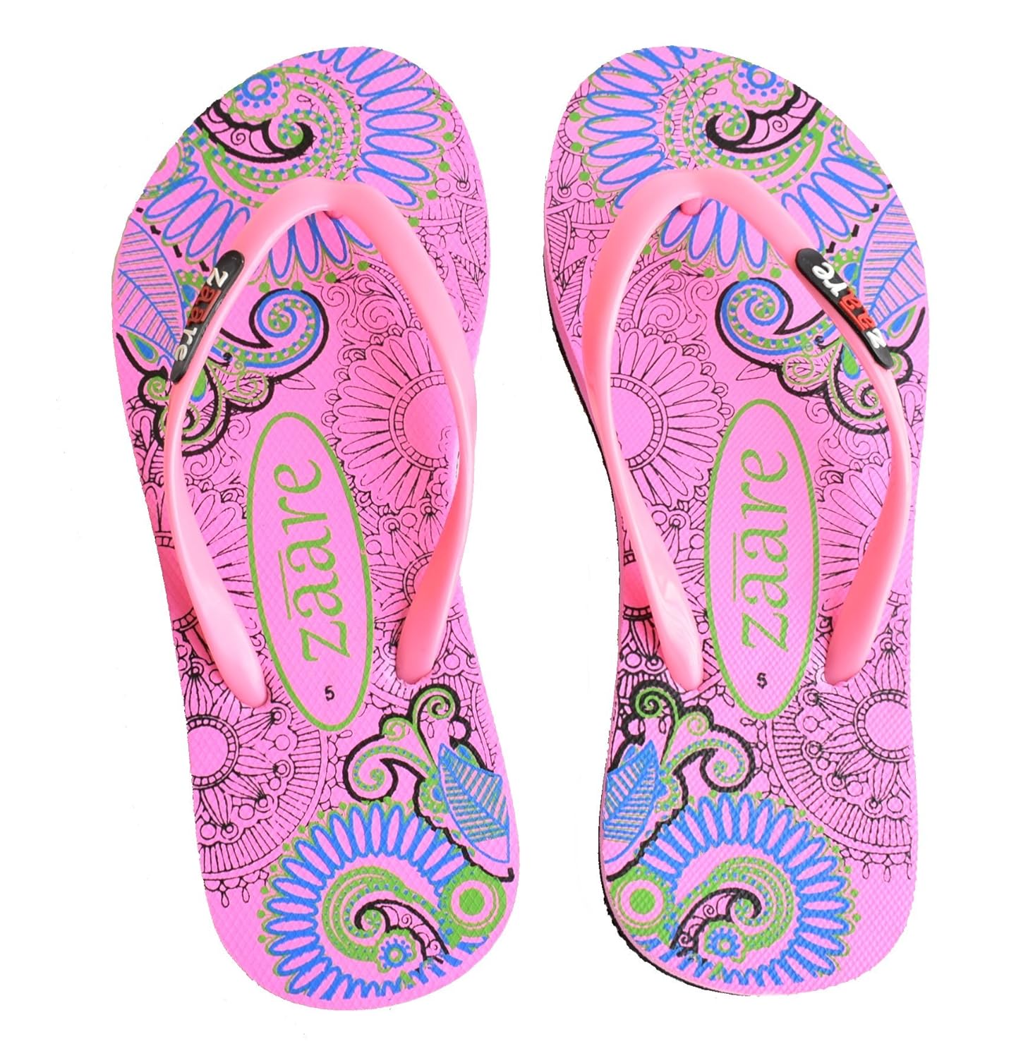zaare eva rubber flip-flop slippers for women
