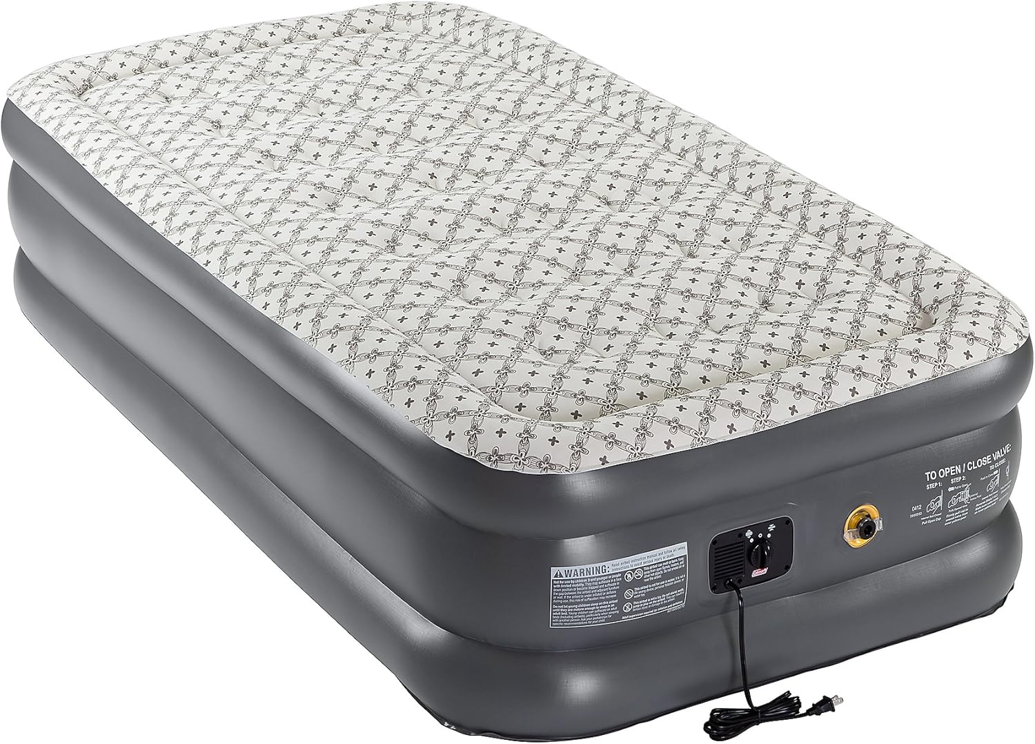 coleman quickbed twin with pump