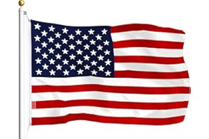 G128 American USA Flag | 3x5 Ft | LiteWeave Series Printed 100D Polyester | Country Flag, Vibrant Colors, Brass Grommets