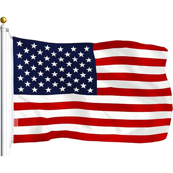Amazon.com : American USA 3x5 Foot Printed Flag : Patio, Lawn & Garden