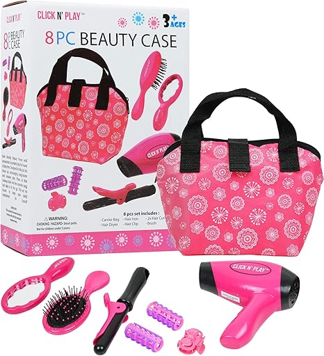 Click N Play Cnp01008 Set Of 8 Kids Pretend Play Beauty Salon