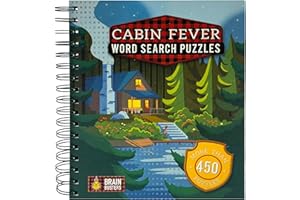 Cabin Fever Word Search Puzzles: Multi-Level Spiral-Bound Puzzle Word Search Book for Adults Including More Than 450 Variety Puzzles (Part of the Brain Busters Puzzle Collection)