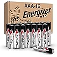 Energizer MAX AAA Batteries (16 Pack), Triple A Alkaline Batteries