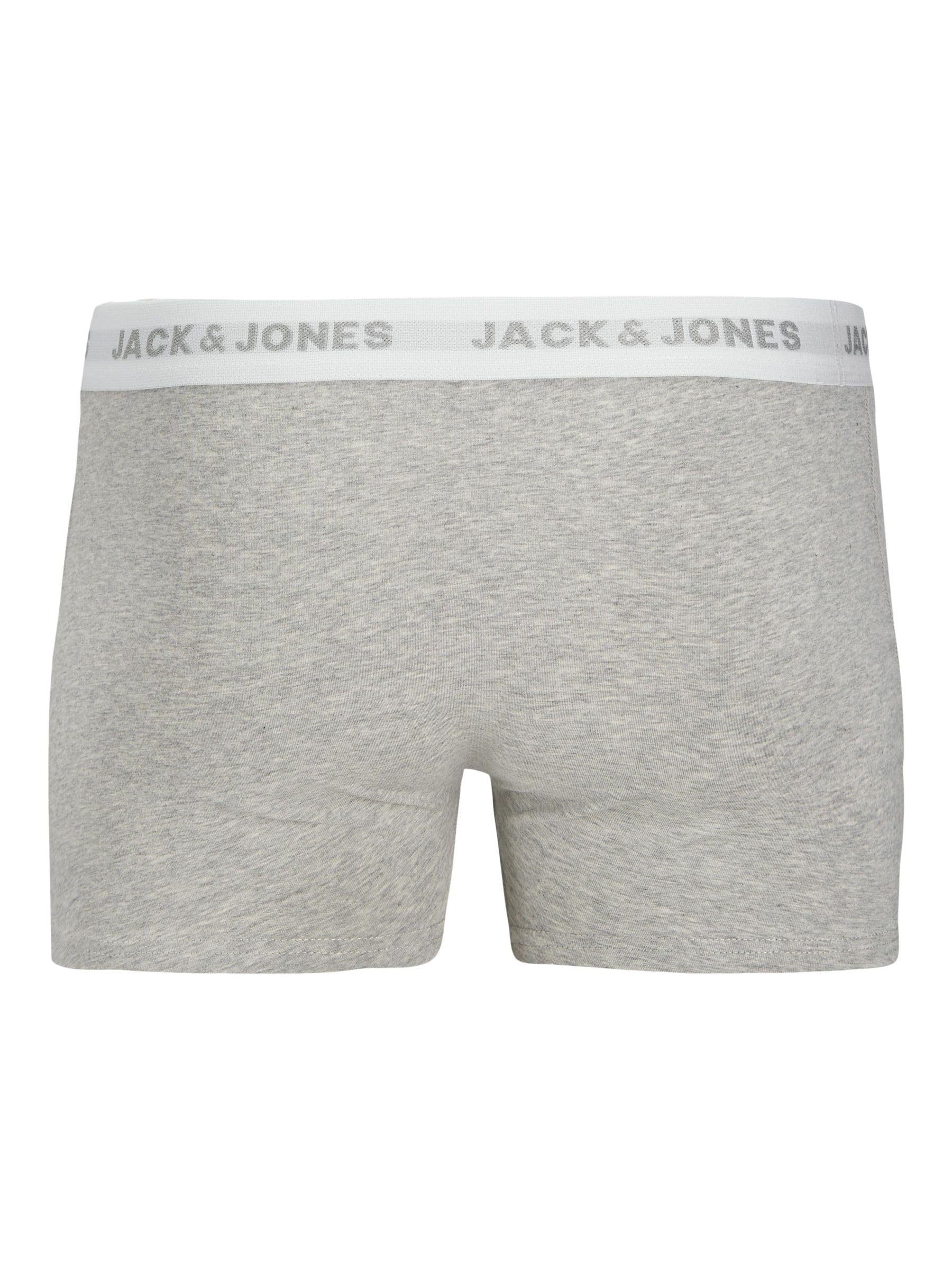 JACK & JONES Herren Trunks 7er Pack – Bequeme Baumwoll-Stretch Unterhosen mit Elastikbund 4