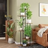 Bamworld 6-Tier Tall Plant Stand Indoor Metal Shelf Corner Display view 4