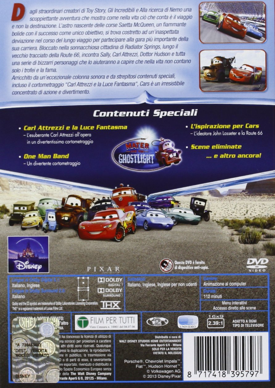 Amazon Com Cars Italian Edition Movies Tv