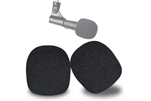 SM58 Pop Filter Compatible with Shure SM58 Microphone, SM58S SM58-LC Ball Type Mic to Reduce Wind Noises, Windscreen Microphone Cover by YOUSHARES (2 Pack）