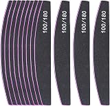 Frendour 12Pcs Nail Files 100/180 Grit Double-Sided Emery Board Manicure Tools view 1