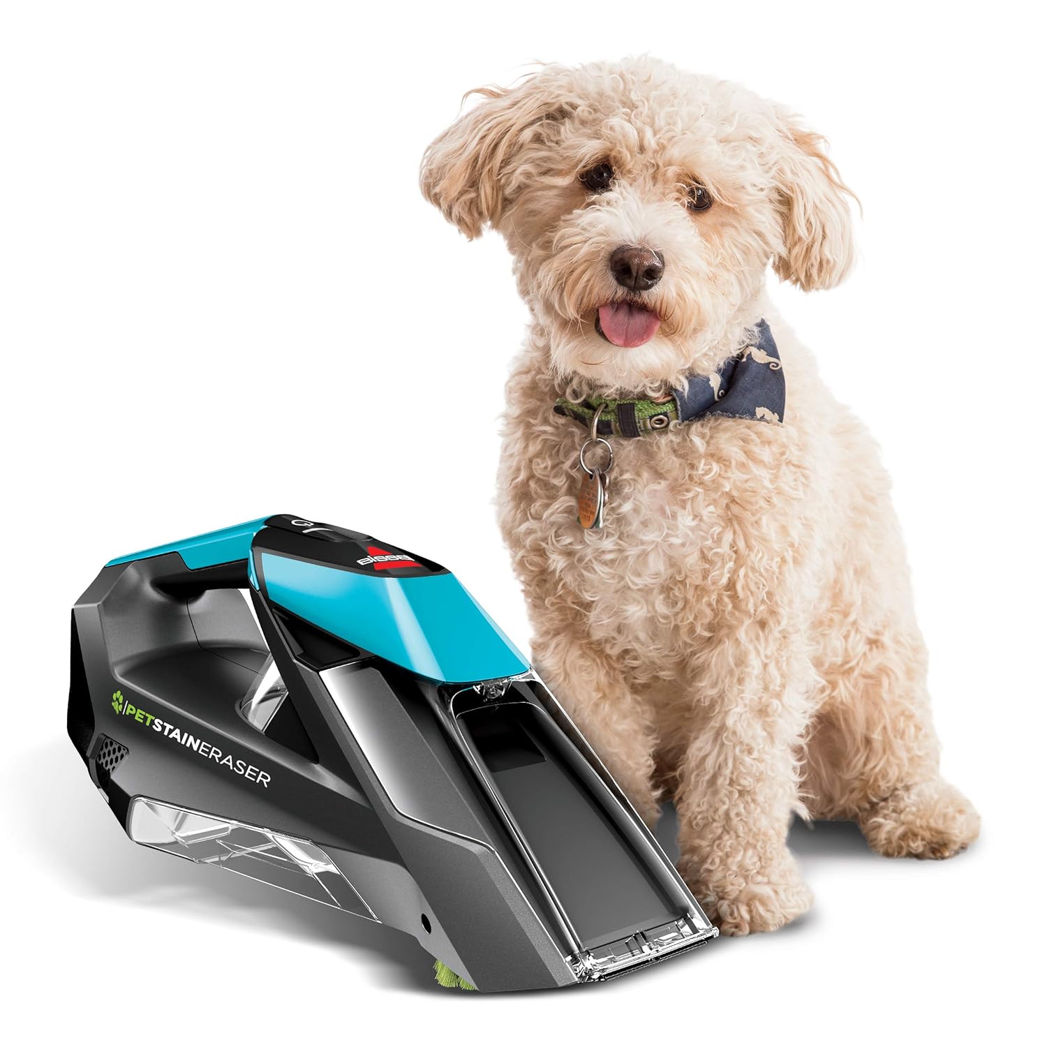 BISSELL Pet Stain Eraser Cordless Portable Deep Carpet Cleaner, Teal