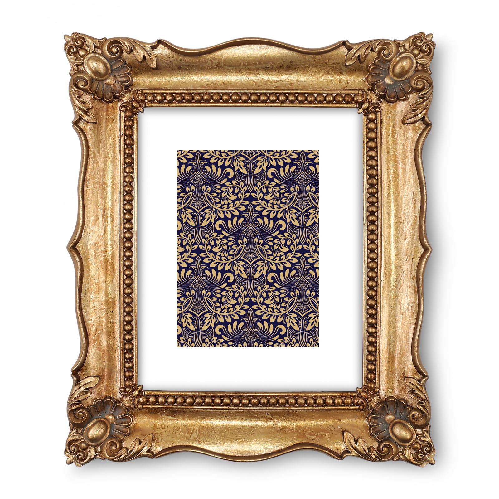 8x10 inch/20x25 cm Picture Frame Baroque Picture Frames Vintage Photo Frames in Bronze — image 1