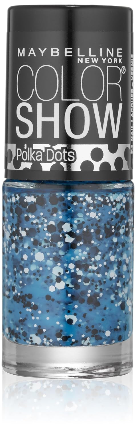 Maybelline New York Color Show Nail Lacquer, Blue Marks The Spot.23 Fluid Ounce