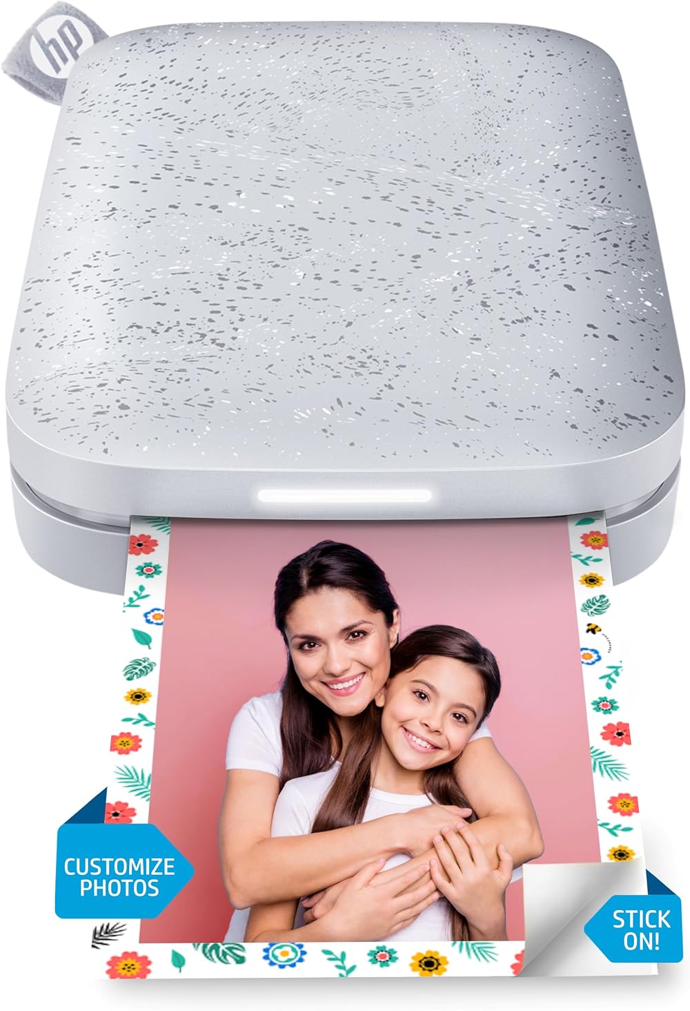 HP Sprocket 2x3 Instant Photo Printer Bluetooth iOS Android White