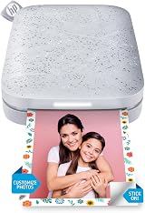 HP Sprocket 2x3 Instant Photo Printer Bluetooth iOS Android White
