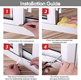 ASAB Door Seal Strip 5m x 9mm Draught Excluder Tape Window Weather Stripping view 3