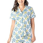 Hello Mello Lounge Short Sleeve Soft Pajama Top for Women