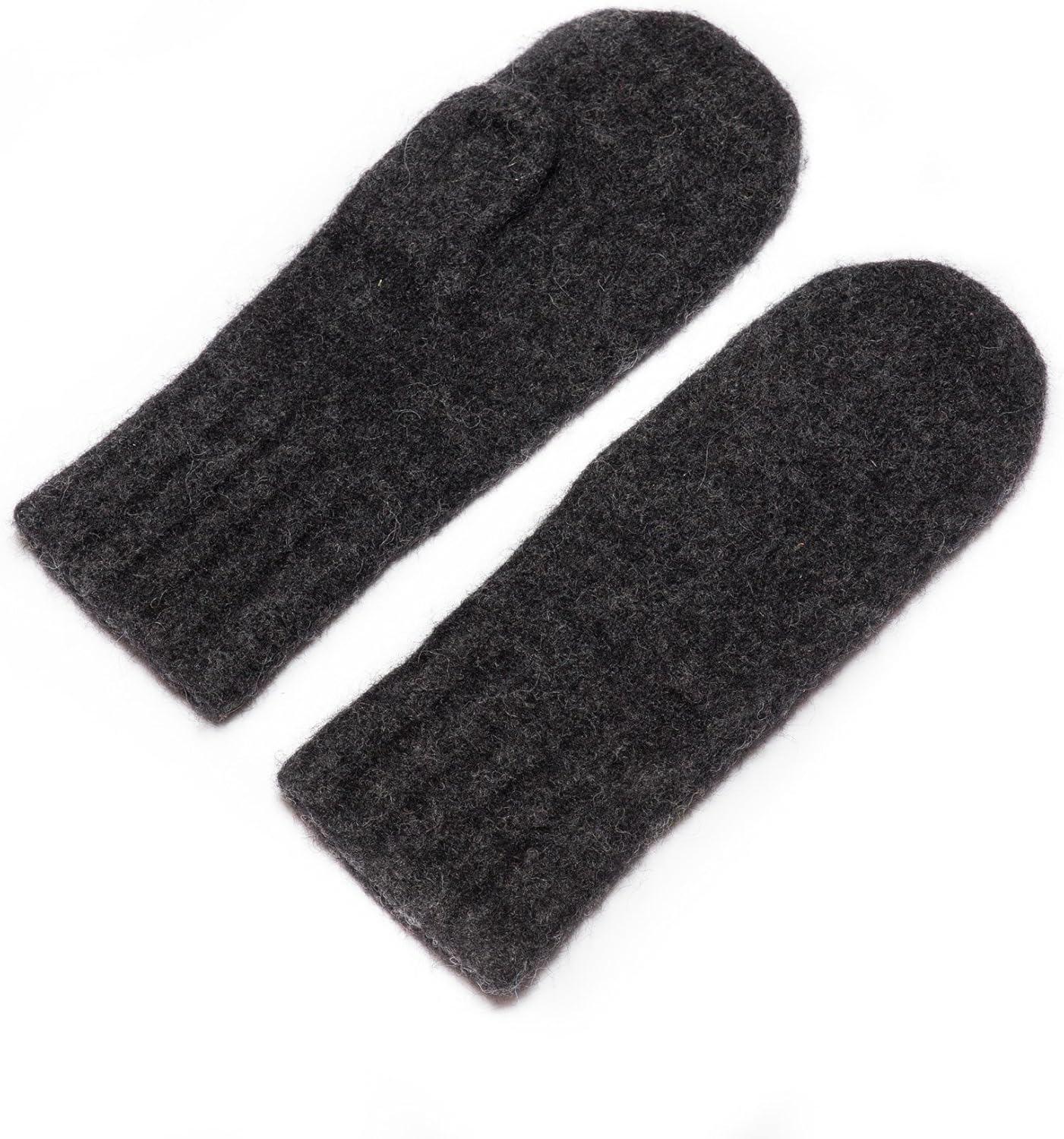 Dachstein Woolwear 100% Extra Warm Austrian Boiled Wool Alpine Mittens in Many Vibrant Colors at  Men’s Clothing store
