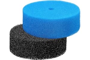 ROSSESAY 2 Pack Pond Replacement Filter Pads Coarse and Fine Filter Pond Pads Small for Outdoor Water Aquarium Fountain Compatible with Qfp900 and Qfp1250Uv