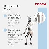 Zebra Pen Z-Grip Glam 1.0mm Retractable Ballpoint 3pk Pink Marble view 4