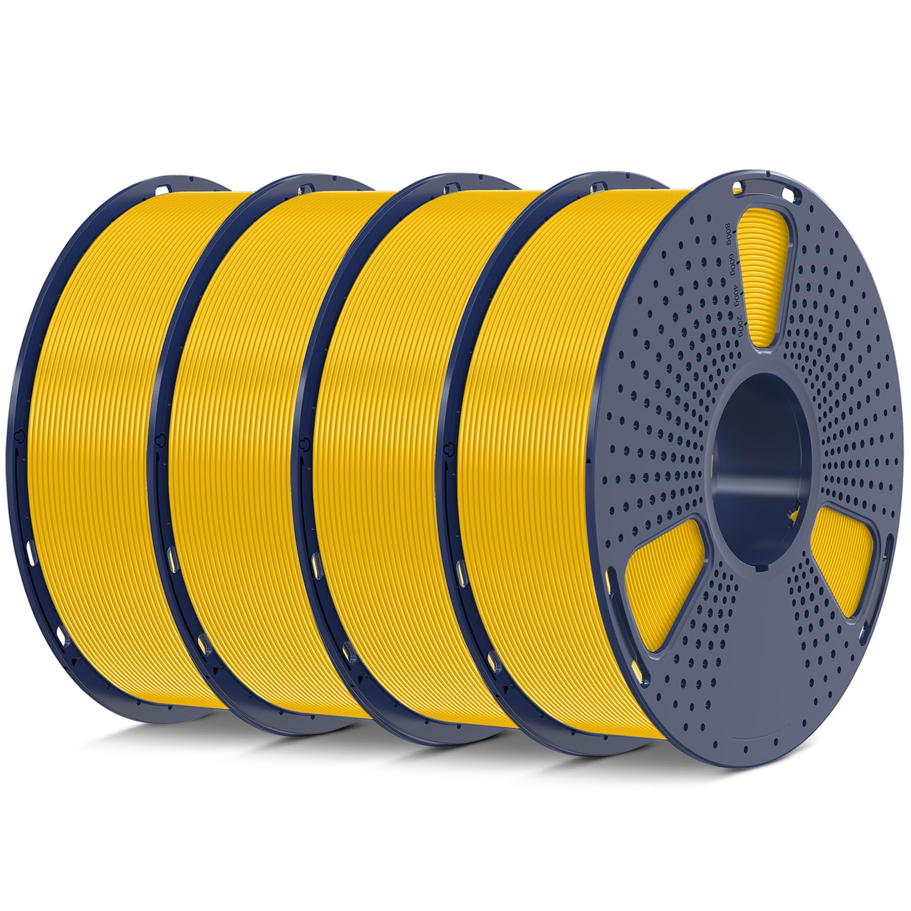 SUNLU 4kg PLA 3D Printer Filament Bundle, Neatly