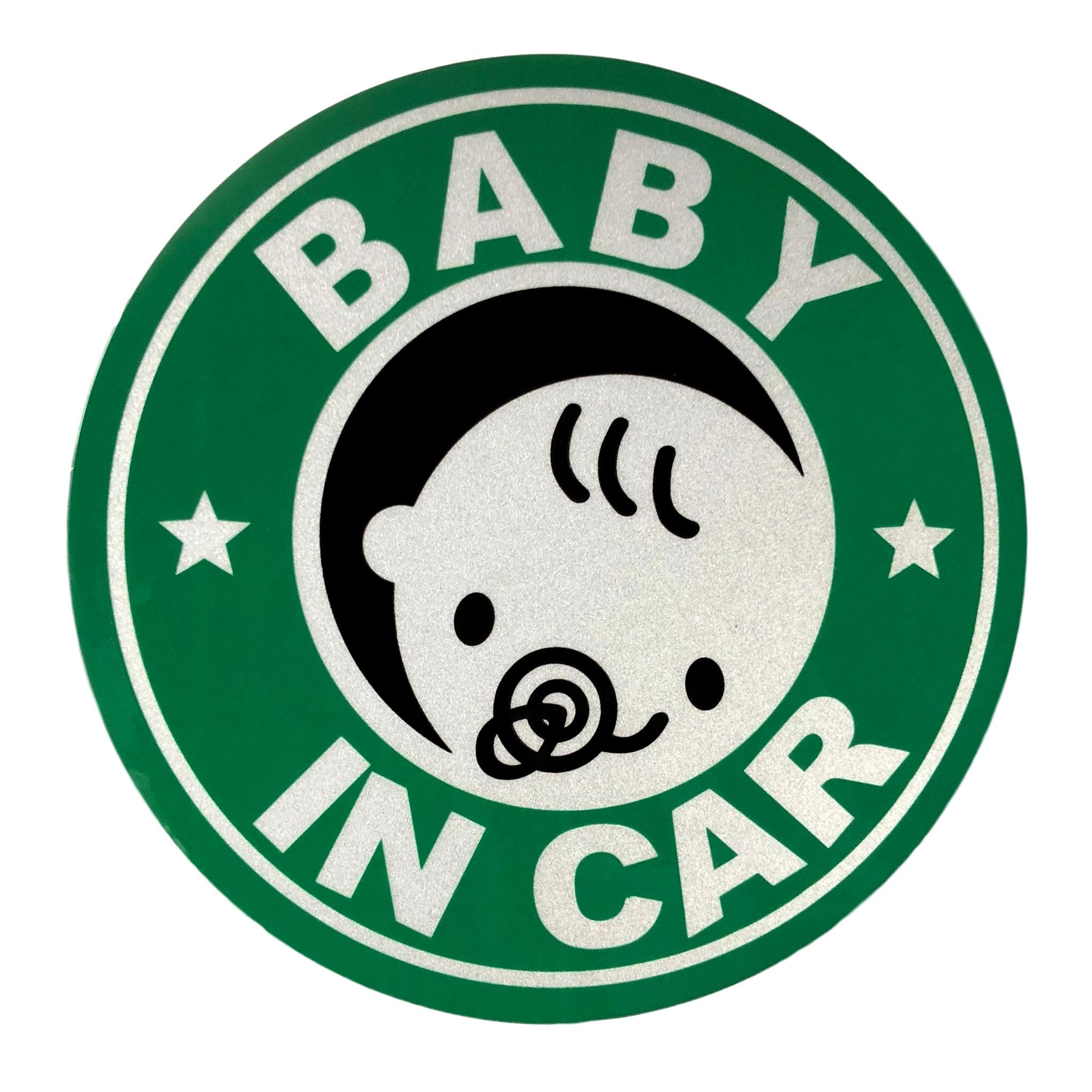 【ヨロズラボ】BABY IN CAR マグネット ステッカー 赤ちゃん商品画像